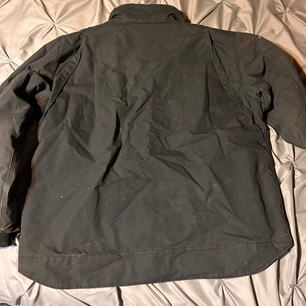 Carhartt Quick Duck Jefferson Traditional Jacket Size XL Reg Thinsulate Black - Picture 11 of 11
